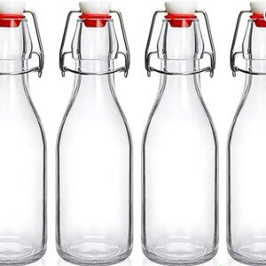 8 Swing Top Glass Bottles 8.5oz 8 bottles total Brand New Mint Condition